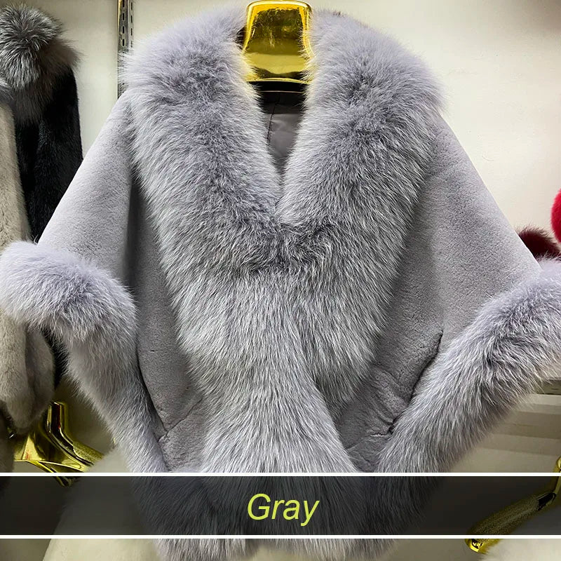 Luxurious Fur Poncho