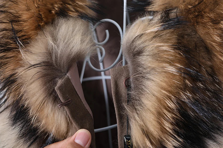 Harper Steele Natural Raccoon Fur Gilet