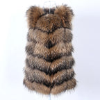 Harper Steele Natural Raccoon Fur Gilet