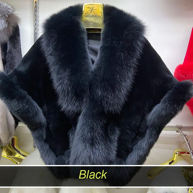 Luxurious Fur Poncho