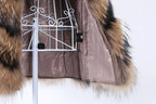 Harper Steele Natural Raccoon Fur Gilet