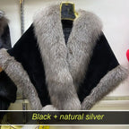Luxurious Fur Poncho