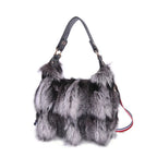 Winter Real Fox Fur Handbag Elite Designer Tote Luxe