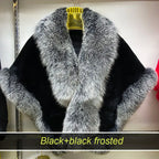 Luxurious Fur Poncho