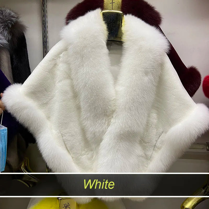 Luxurious Fur Poncho