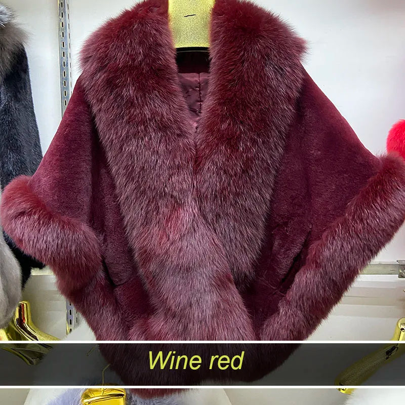 Luxurious Fur Poncho