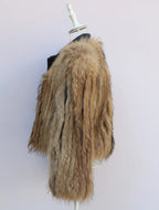 Quinn  Raccoon Fur and Genuine Leather Jacket