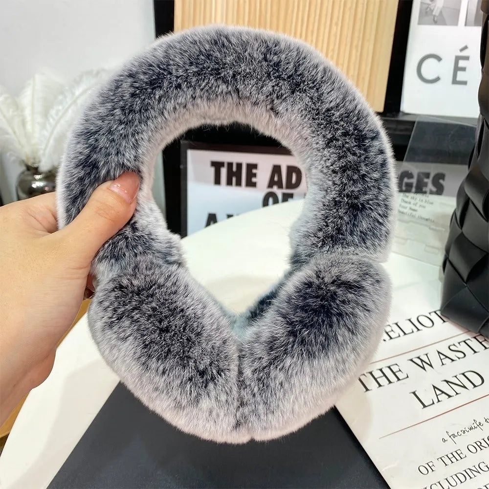 Rex rabbit fur Earmuffs