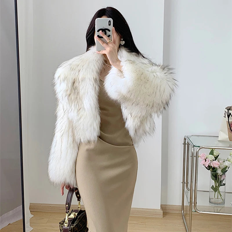 Daniela Raccoon Fur Coat