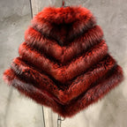 Grace Luxury Fur Poncho