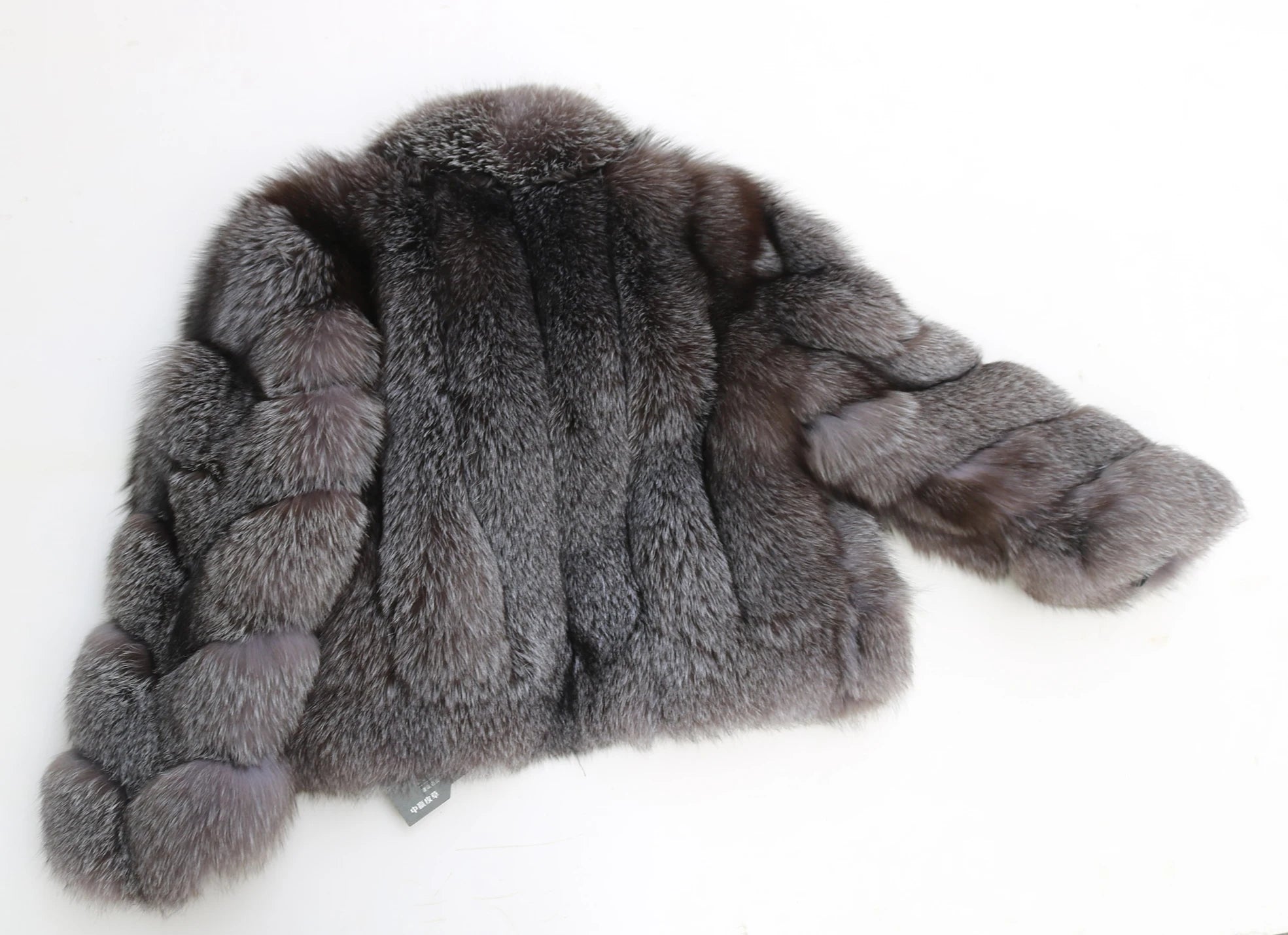 Erika Big Fluffy Fox Fur Coat