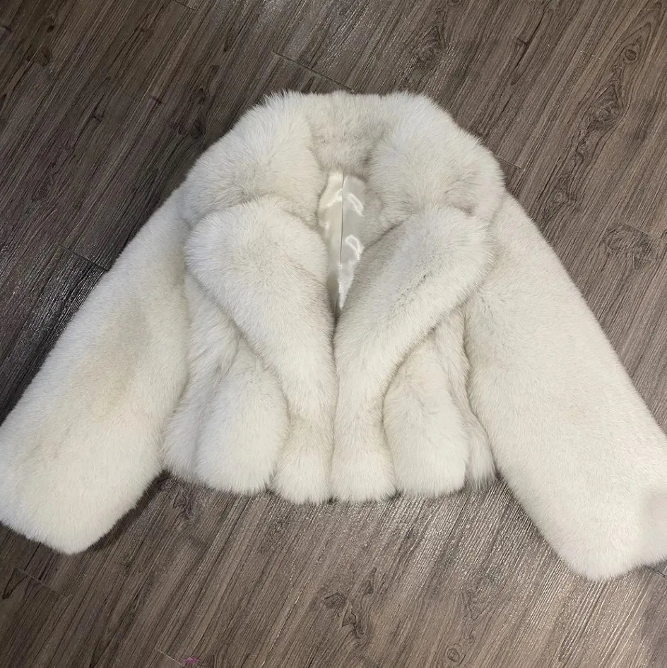 Carrie’s Velvet Fox Fur Coat