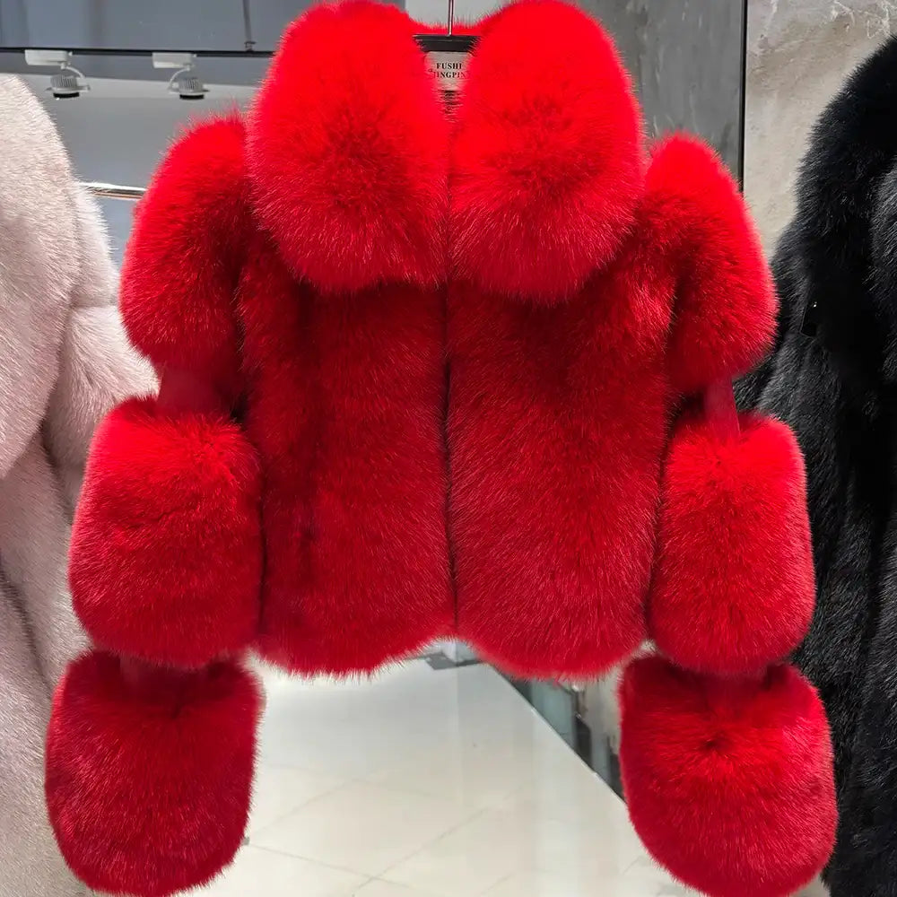 Madison Frost Fox Fur coat