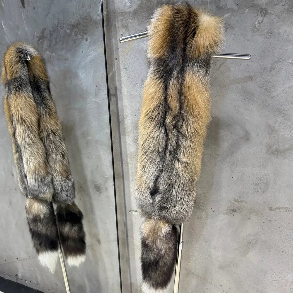 Natural Shawl Fox Fur