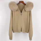 Luna Fur Collar Cardigan
