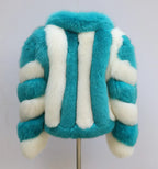 Erika Big Fluffy Fox Fur Coat