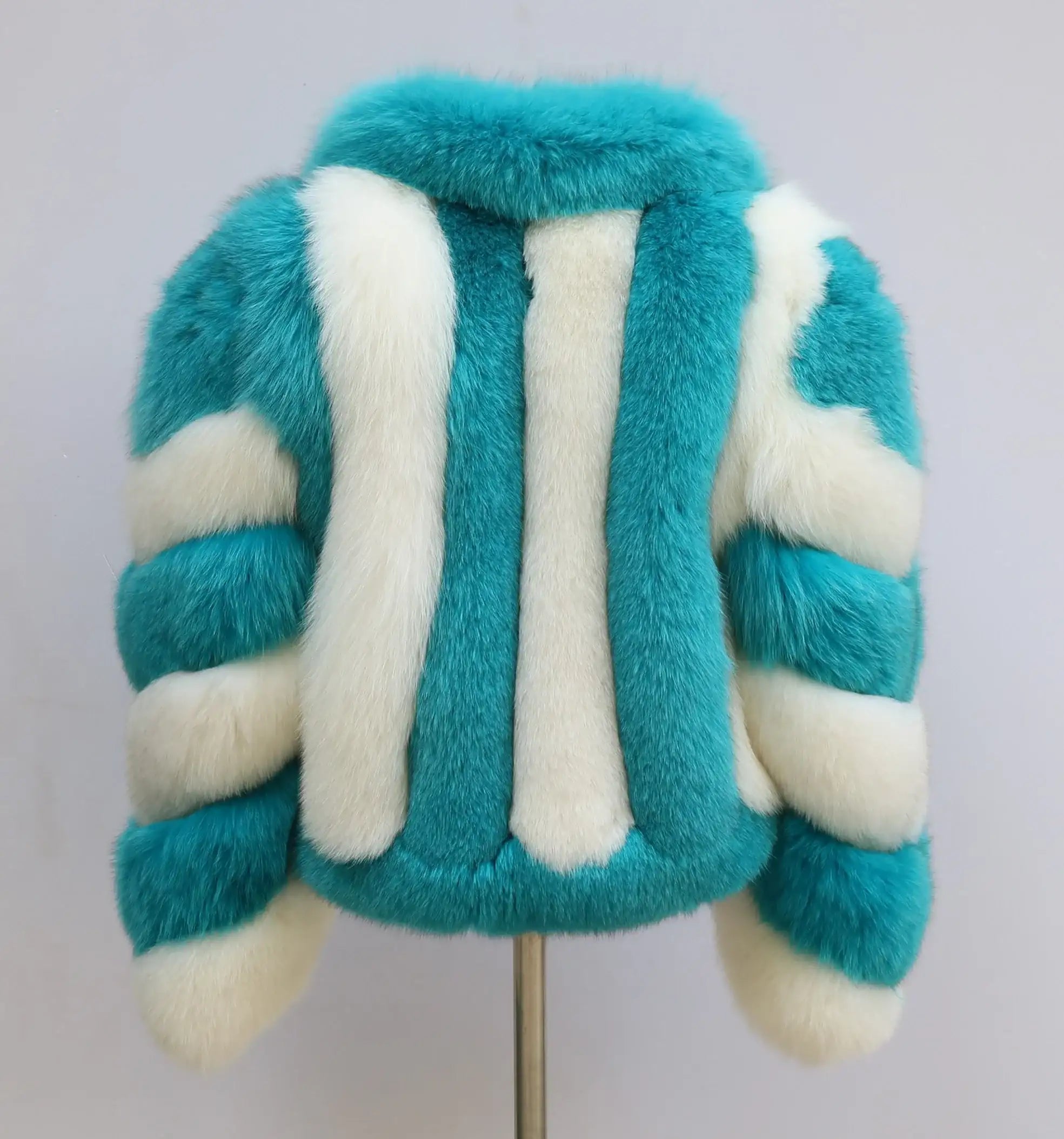 Erika Big Fluffy Fox Fur Coat