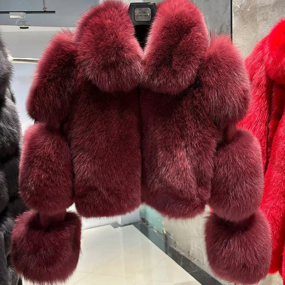 Madison Frost Fox Fur coat