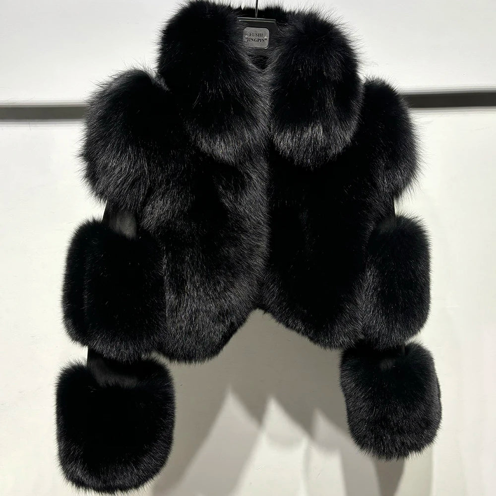 Madison Frost Fox Fur coat