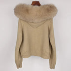 Luna Fur Collar Cardigan