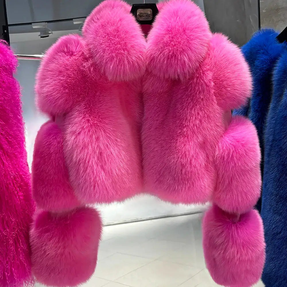 Madison Frost Fox Fur coat