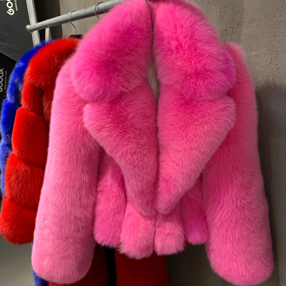 Carrie’s Velvet Fox Fur Coat