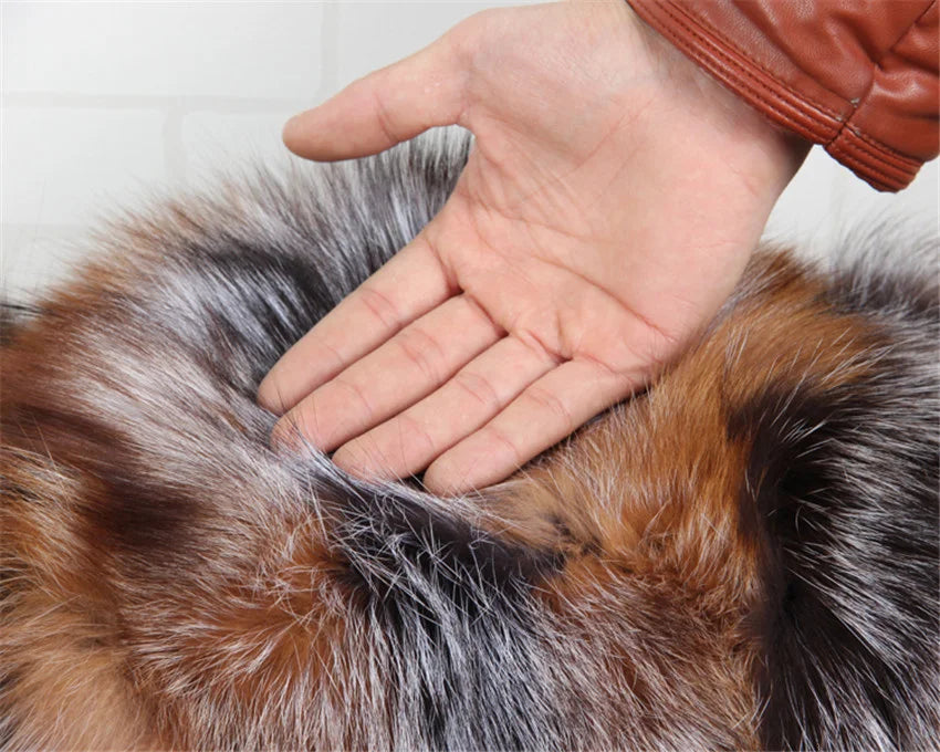 Fox Fur Crossbody Bag Designer Luxury Handbag Exclusive