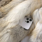 Victoria Red Fox Silver Fur Coat