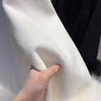 Leonora Wool Coat and Fox Fur Collar