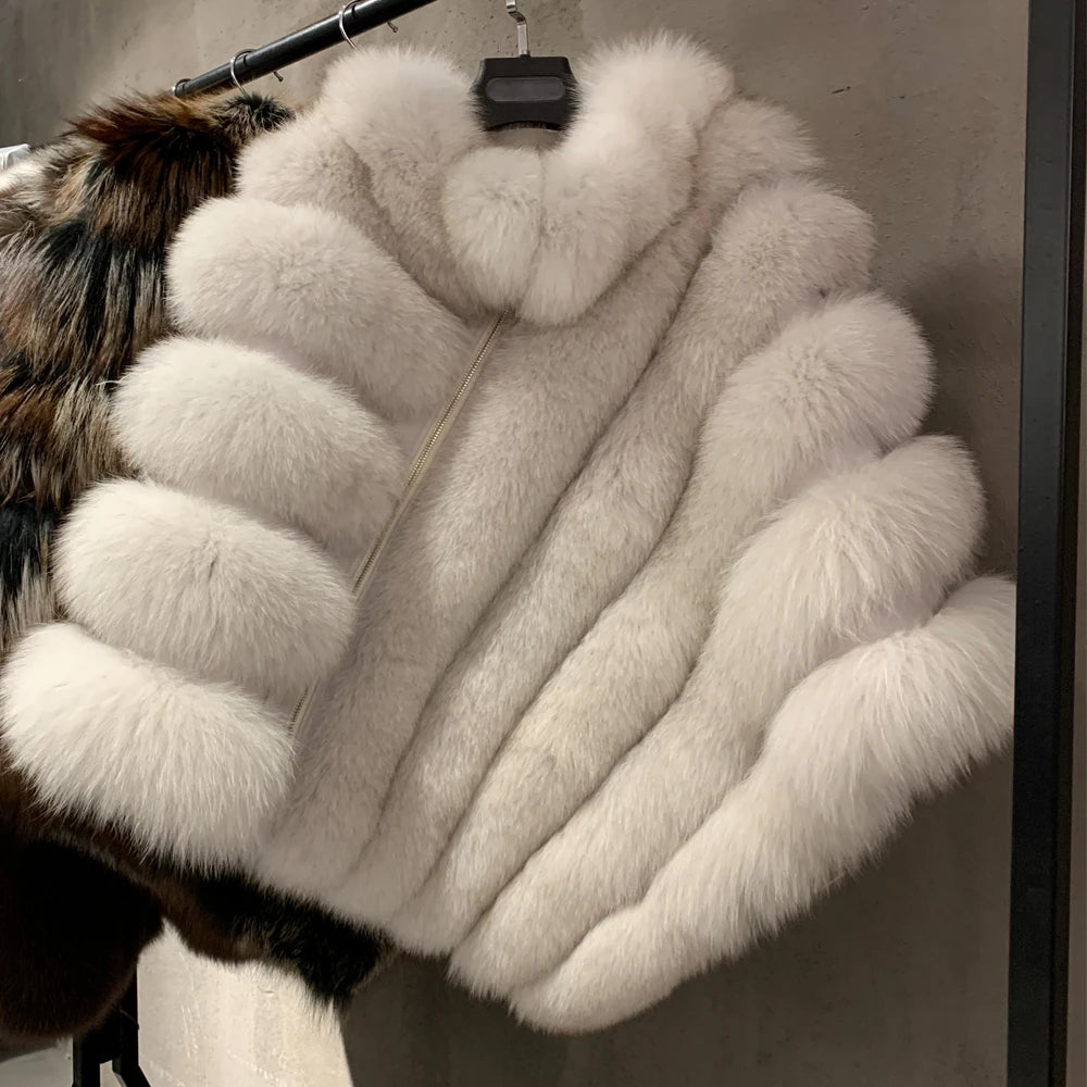 Grace Luxury Fur Poncho