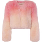 Violet Whisper Fox Fur Coat