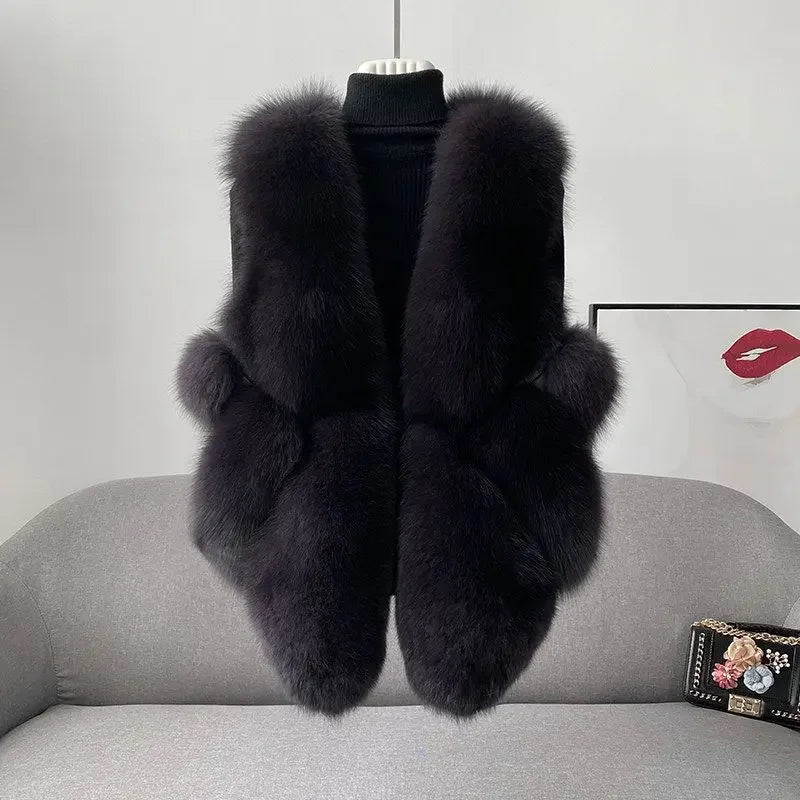 Sierra Moon Fox Fur Gilet