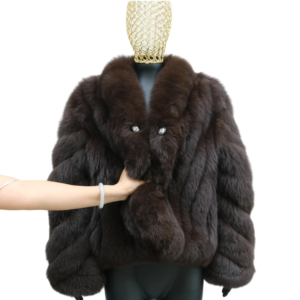 Mary Lili Fox Fur Coat