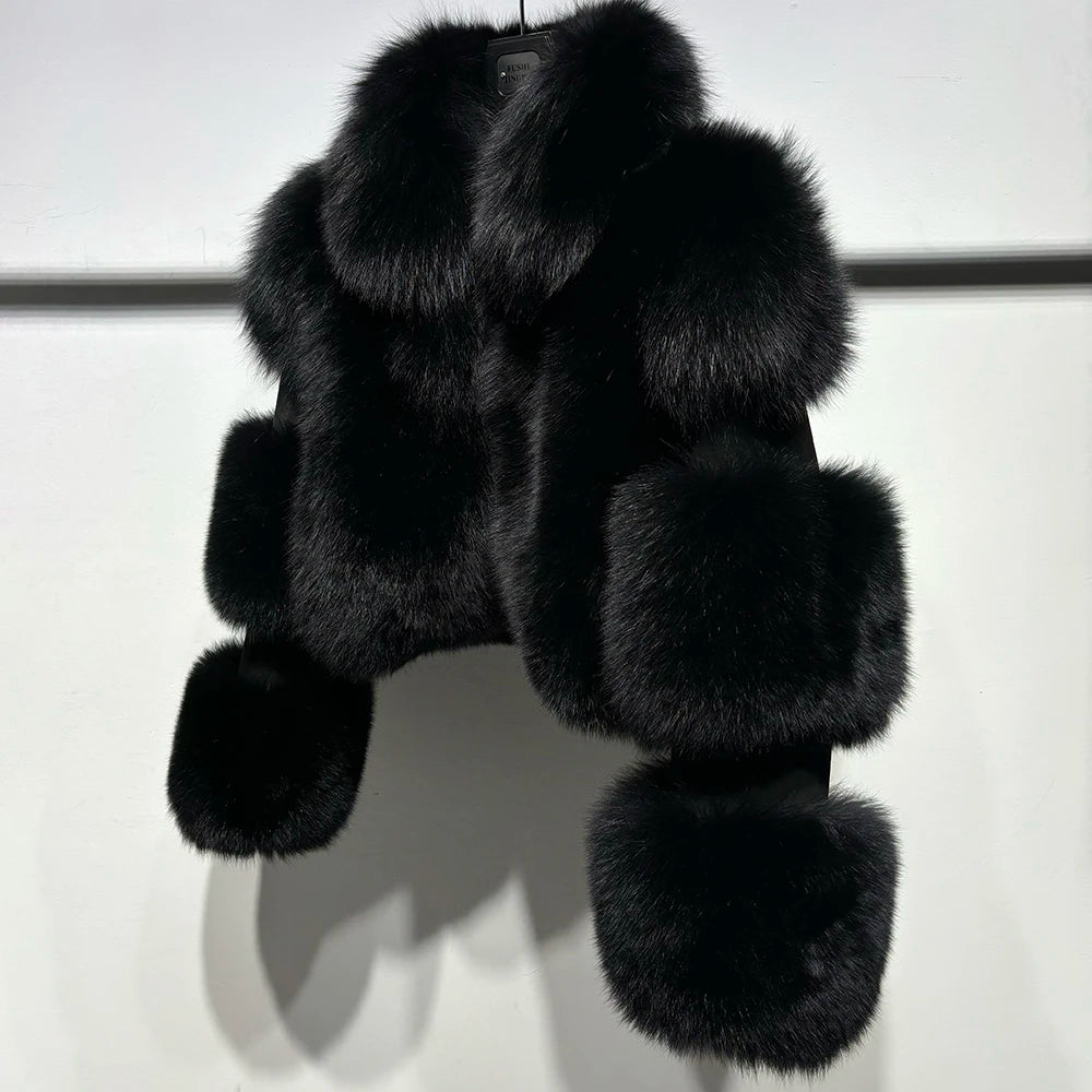 Madison Frost Fox Fur coat