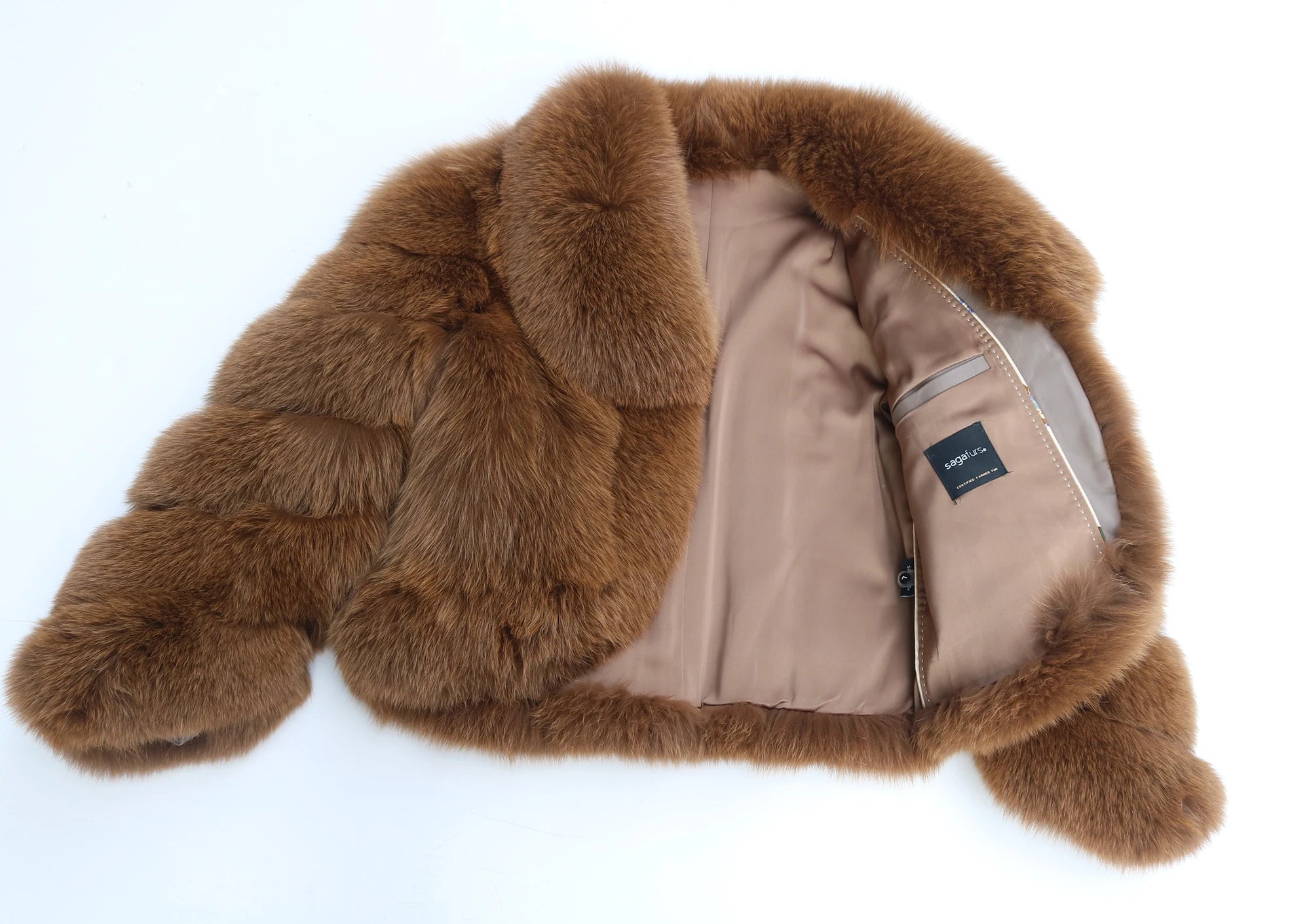 Erika Big Fluffy Fox Fur Coat