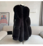 Emery Snowflake Fox fur Gilet