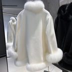 Leonora Wool Coat and Fox Fur Collar