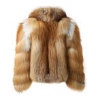 Victoria Red Fox Silver Fur Coat