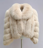 Erika Big Fluffy Fox Fur Coat