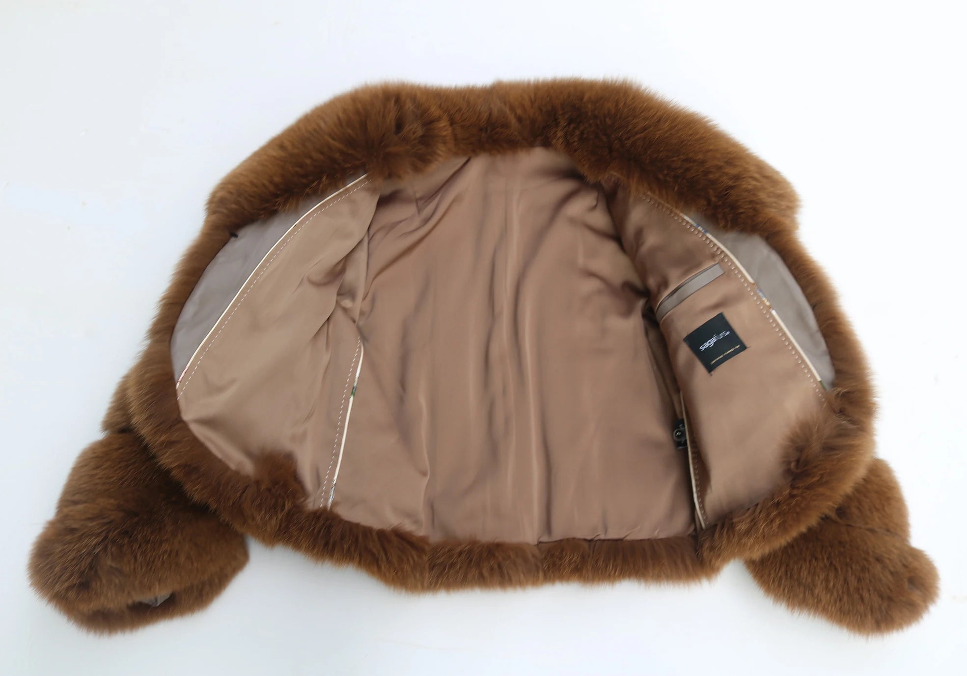 Erika Big Fluffy Fox Fur Coat