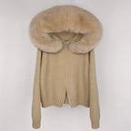 Luna Fur Collar Cardigan