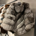 Grace Luxury Fur Poncho