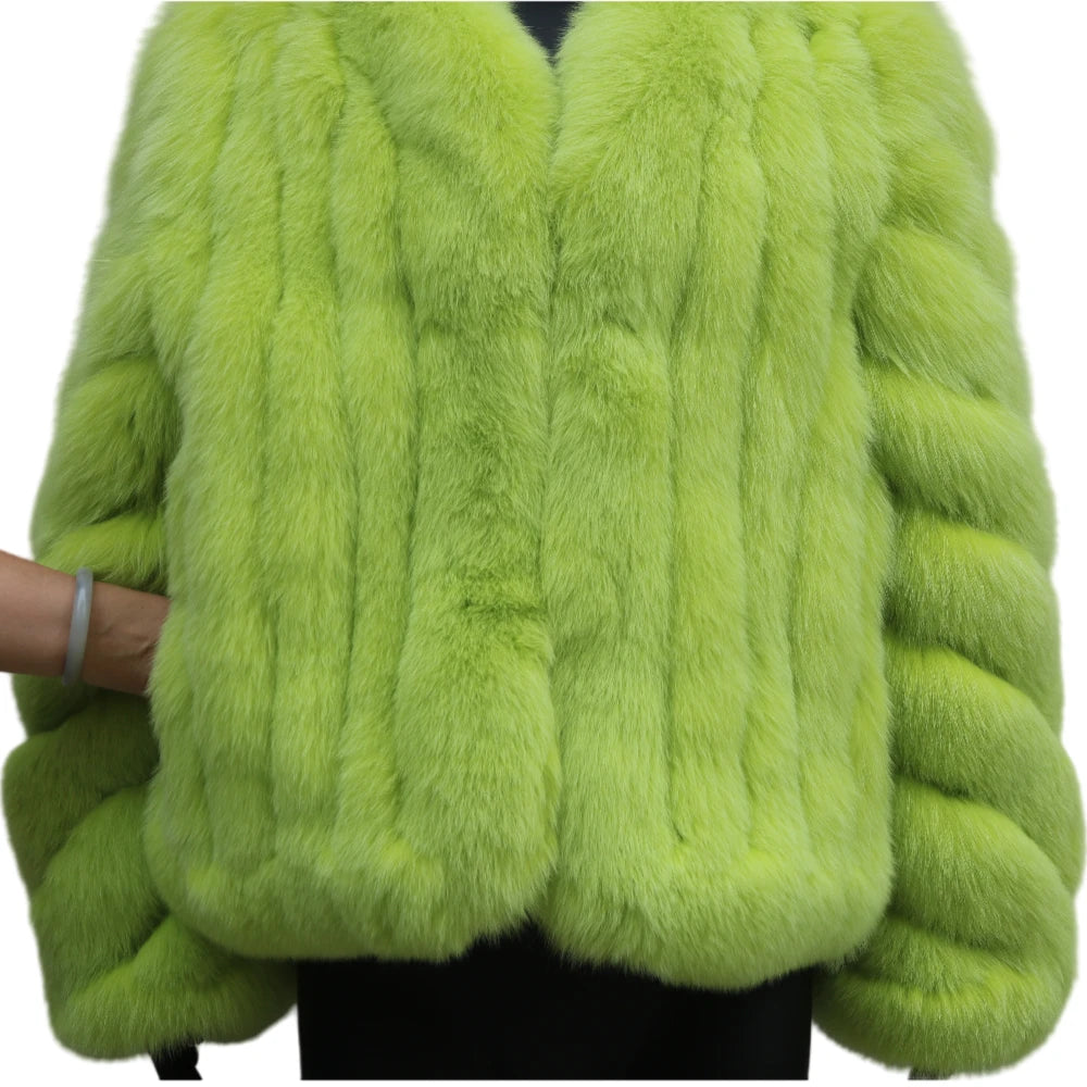 Mary Lili Fox Fur Coat