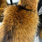 Regina Genuine Leather and Natural Fur Coat