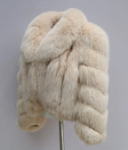 Erika Big Fluffy Fox Fur Coat
