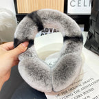 Rex rabbit fur Earmuffs