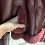 Nelly Shearling Coat With Hood