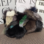 Winter Fox Fur Bag Real Silver Fox Fur Shoulder Bag Elite