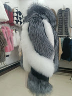 Blair Fox Fur Coat with Collar