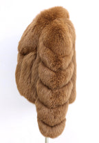 Erika Big Fluffy Fox Fur Coat
